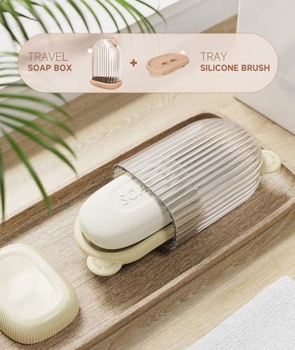 Doter Travel Soap Case with Leakproof Lid