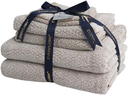 Everplush Diamond Jacquard 6-Piece Bath Towel Set