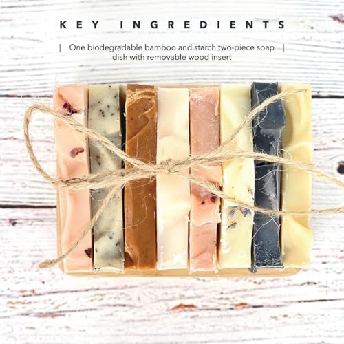 Pretty Farm Girl Soap Dish Durable Natural Wood Design