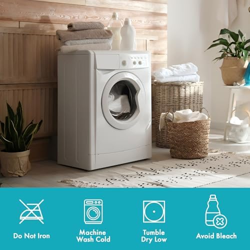 Ashley Mills Bath Towels Set of 6 100 Cotton Soft Absorbent