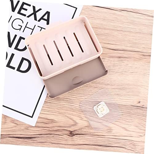 Hoement Leak Proof Soap Dish Wall Mounted Holder