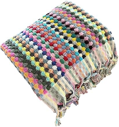 Rainbow Bath Towel Soft Cotton Turkish Towel