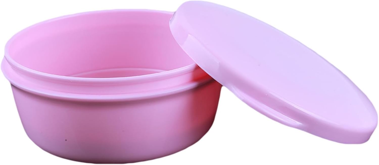 Portable Soap Dish with Lid for Travel and Home Use Pink