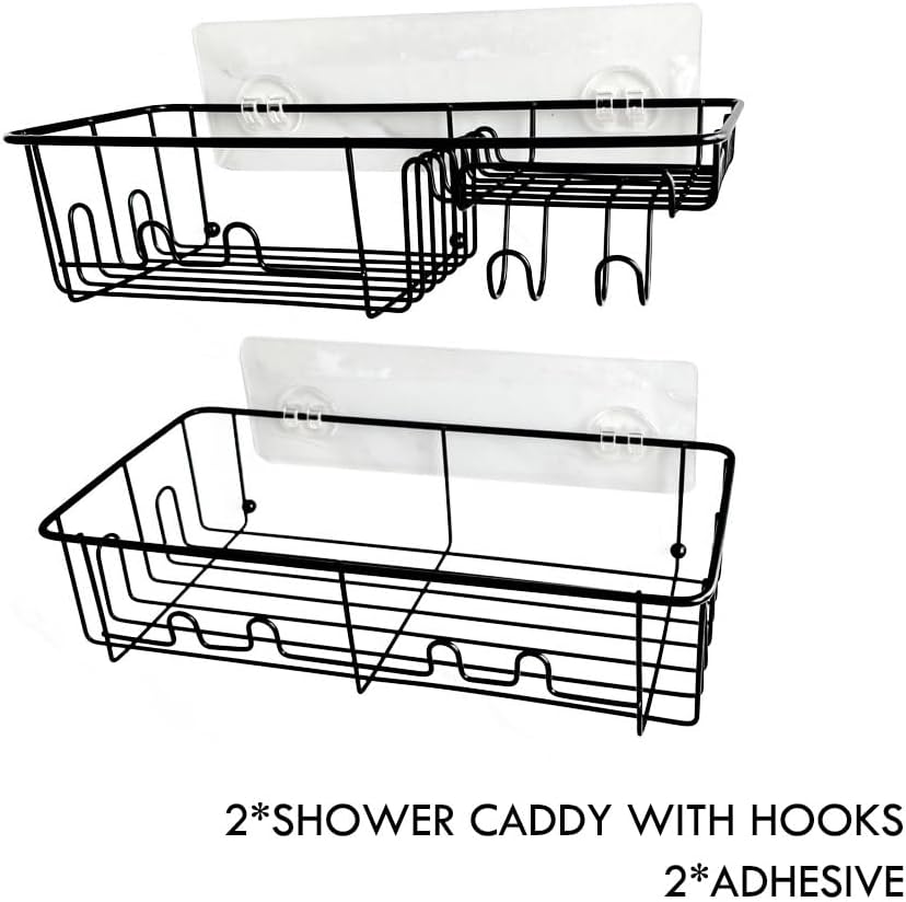Leeda 2-Tier Soap Dish Holder Shower Caddy Organizer