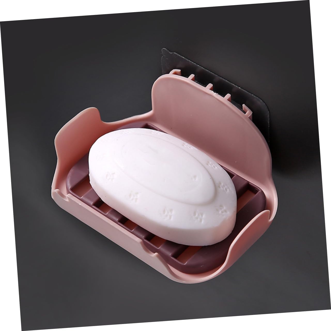 Holibanna Holder Soap Dish Adhesive Compartment