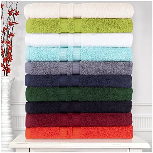 Superior Ultra-Soft 2-Piece Cotton Bath Sheet Set - Forest Green