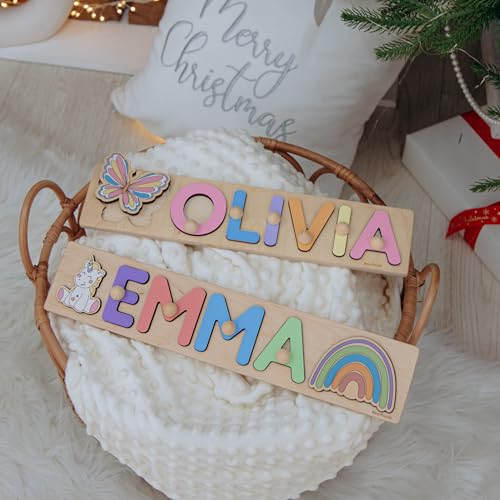 Personalized Wooden Name Puzzle with Engraving