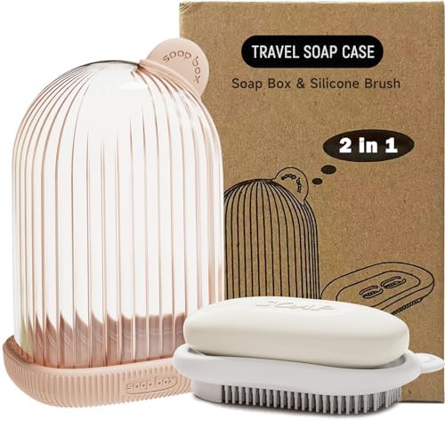 Doter Travel Soap Case with Leakproof Lid