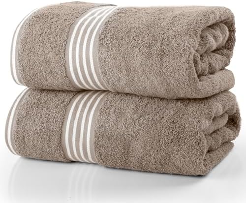 Lavish Home Bath Towels Set of 2 - 35x70in