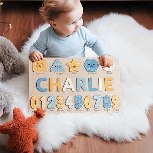 Personalized Wooden Name Puzzle for Kids Custom Toy