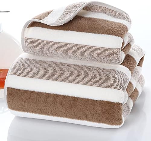 SOFTBATFY Microfiber Bath Towels 2 Pack - Light Absorbent Fluffy