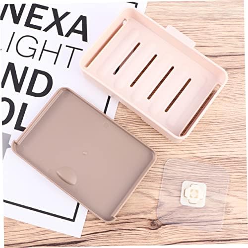 WESIEVYA Wall-Mounted Soap Dish Khaki