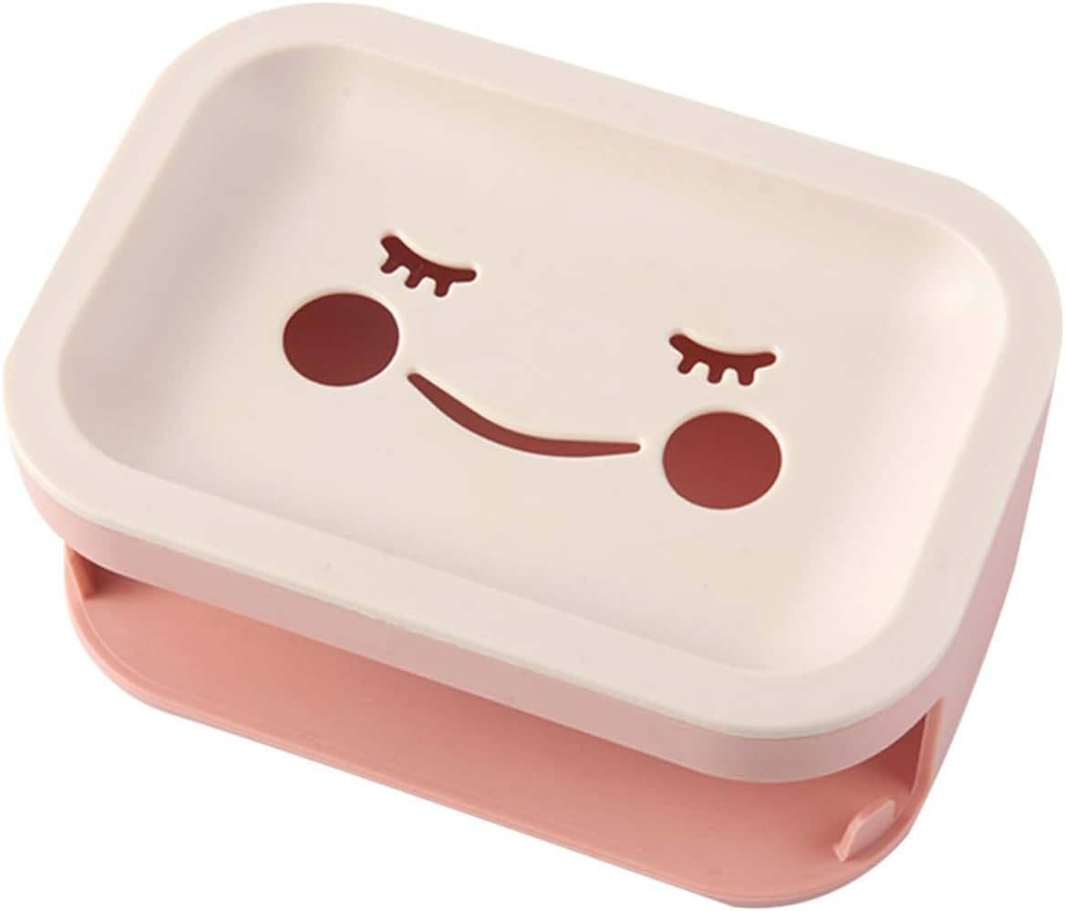 BRIGHTFUFU Double Layer Soap Holder for Bathroom and Kitchen