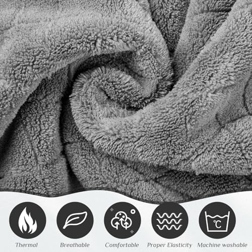 Tigeen 4-Pack Spa Towel Wraps for Women Adjustable Elastic Bath Robe