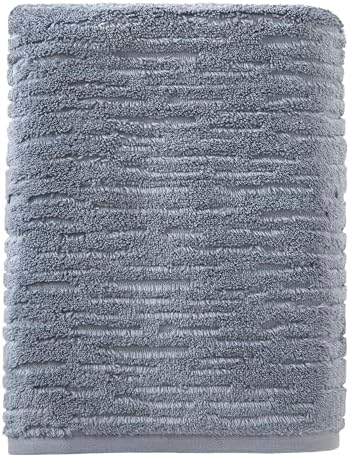 SKL Home CloudSoft Cotton Bath Towel Smoke Blue 1