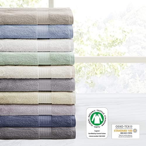 Madison Park Organic Cotton Towel Set Hotel Quality Tan
