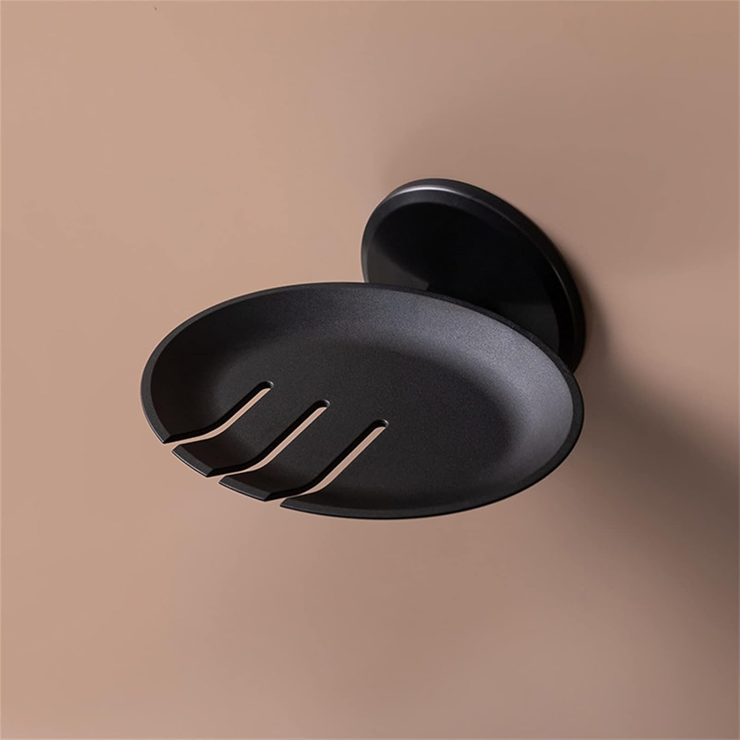 1Pc Perforated Soap Dispenser Wall-Mounted Bathroom Shelf