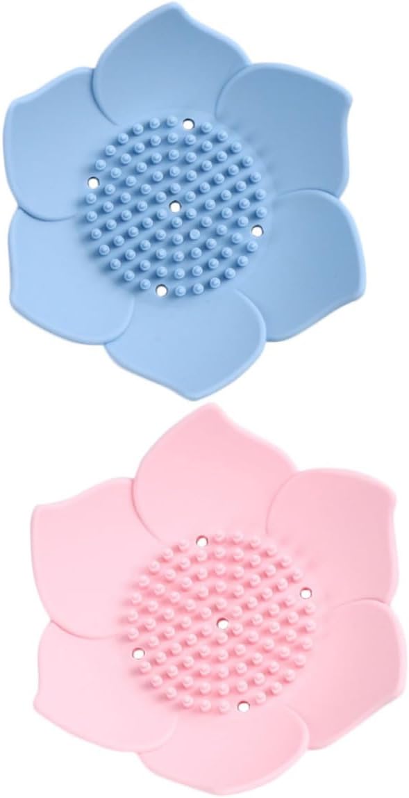 MAGICLULU 2 Pcs Silicone Soap Dish Holder for Shower Wall