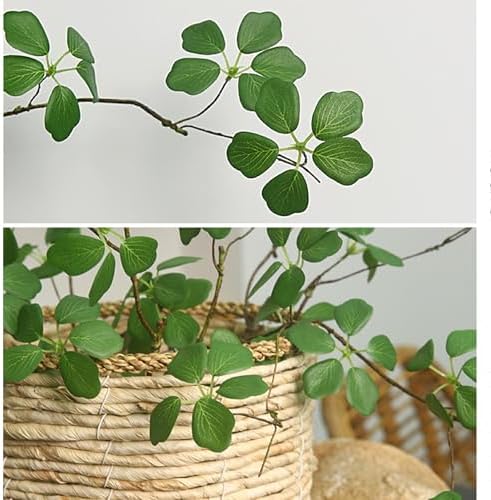 4 Pcs Artificial Greenery Plant Branches for Vase Decor