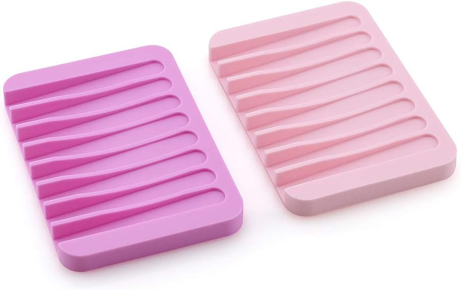 Urbanstrive Flexible Silicone Soap Dish - Pink