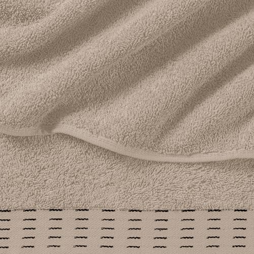 Ultra Soft 6 Pack Cotton Towel Set - Tan