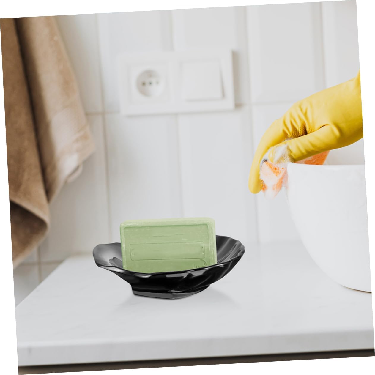 Luxshiny 2-Piece Shell Soap Dish Set