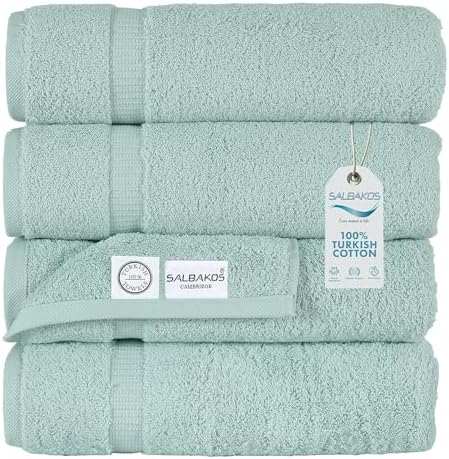 SALBAKOS Premium 4 Piece Bath Towel Set