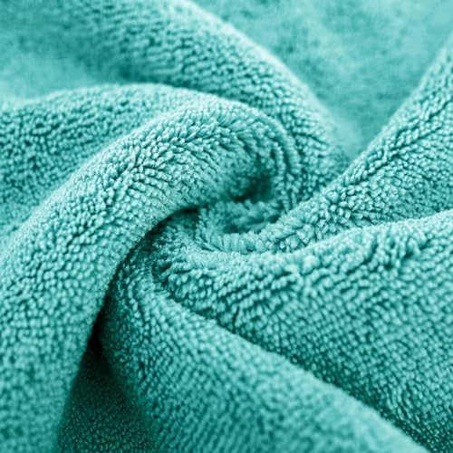 POLYTE 60x30in Quick Dry Microfiber Towel Set - 6 Piece