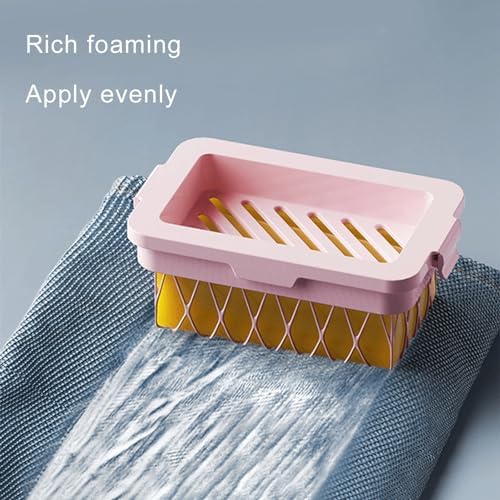 Grebest Soap Scraps Collector Resilient Mesh Bath Holder