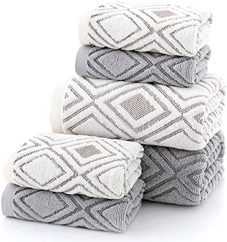 Pidada Bath Towel Diamond Pattern 100 Cotton Soft Absorbent Towel