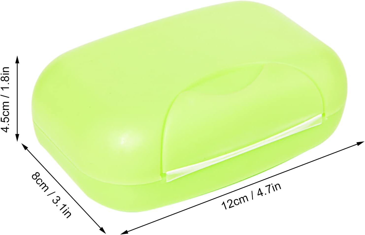 Belupai Travel Soap Container with Snap Closure and Leakproof Design Pink