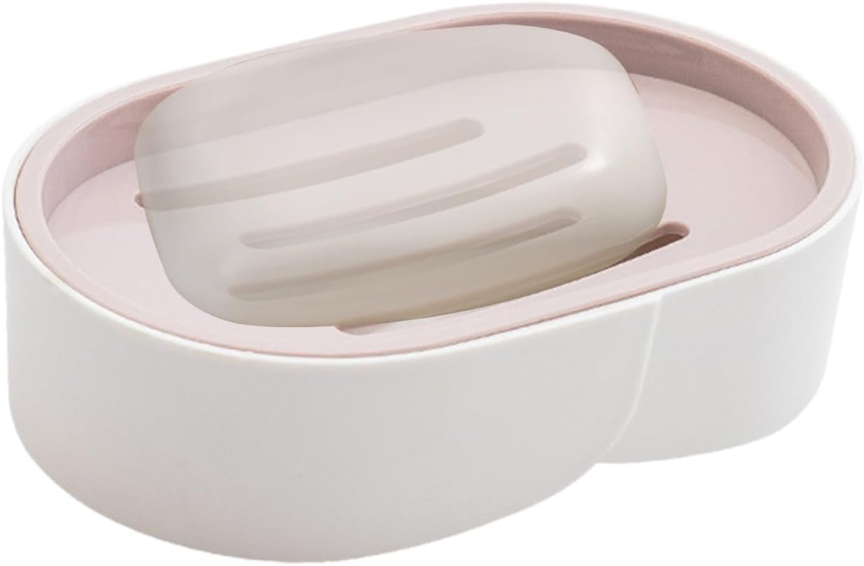 Safe Durable Soap Dish with Drainage and Anti-Slip Design