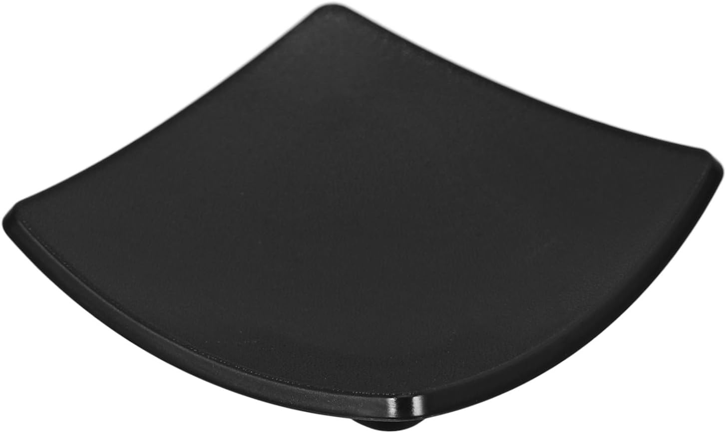 Zerodeko Large Black Curved Soap Holder