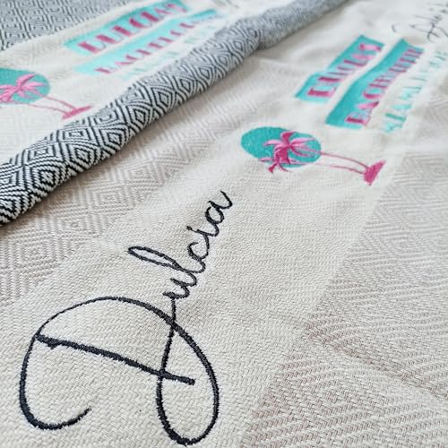 Turkish Cotton Beach Towel - Lightweight Soft and Travel Friendly