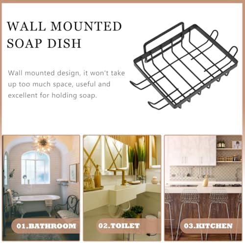 Unomor Wall Mounted Soap Holder Rustproof