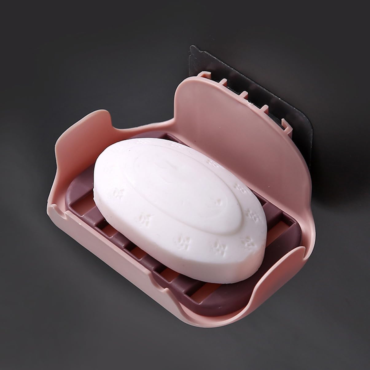 HOOTNEE 2Pcs Double Layer Adhesive Soap Holder