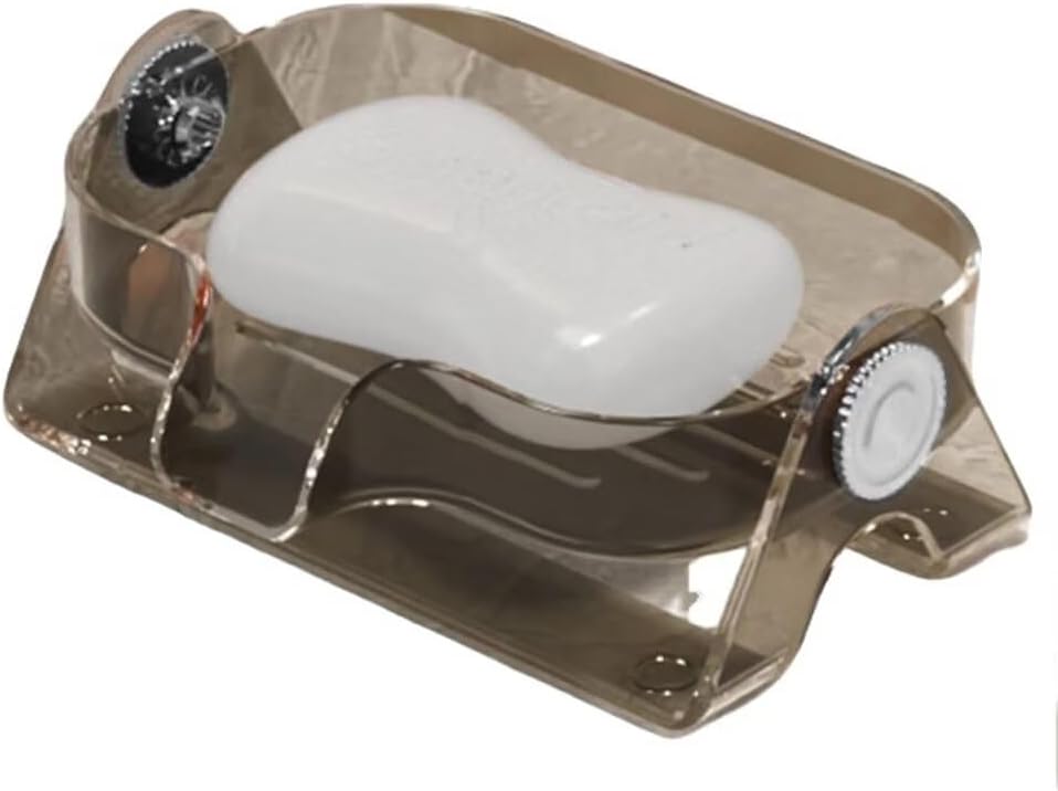 FABEILAI Soap Dish with Drain Black