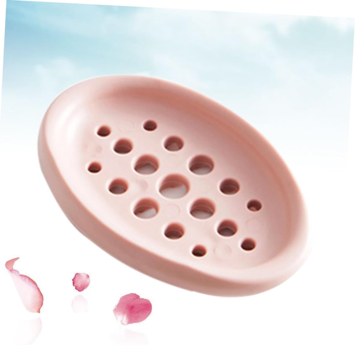 STOBAZA Drainage Soap Dish Silicone Holder for Kitchen and Bathroom