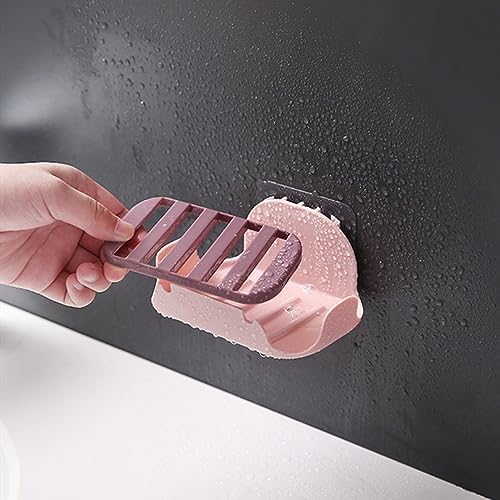 HOOTNEE 2Pcs Double Layer Adhesive Soap Holder