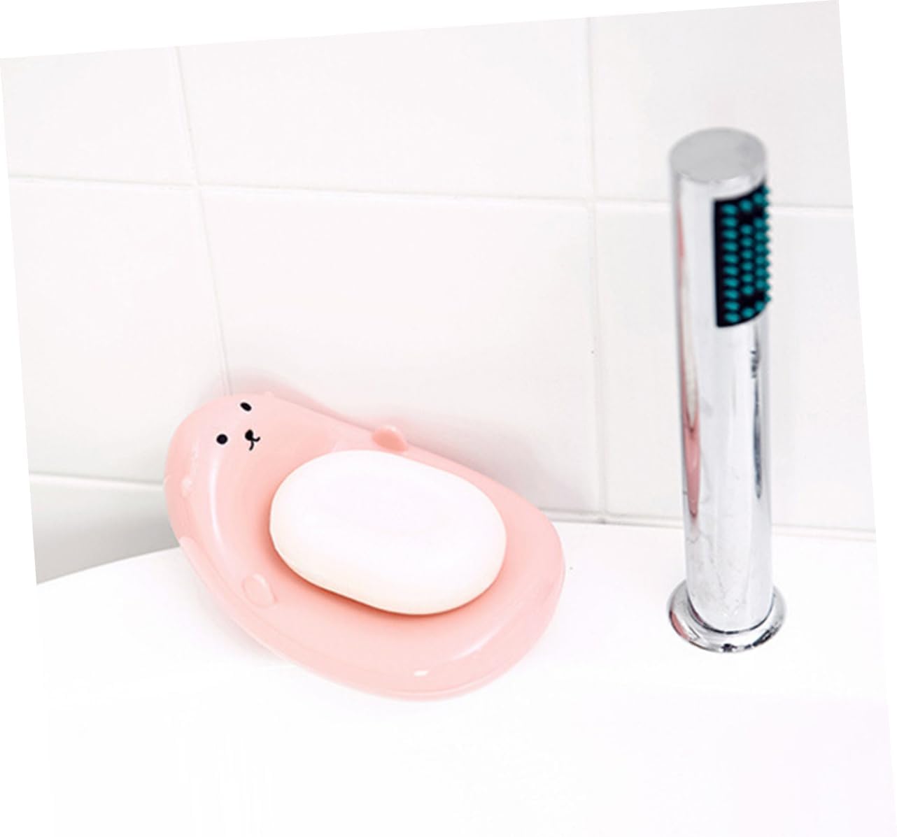 Alipis Heart Shaped Soap Dish Drainer for Travel Gym