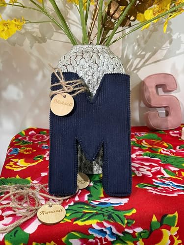 Handmade Corduroy Letters for Baby Toddler Decor