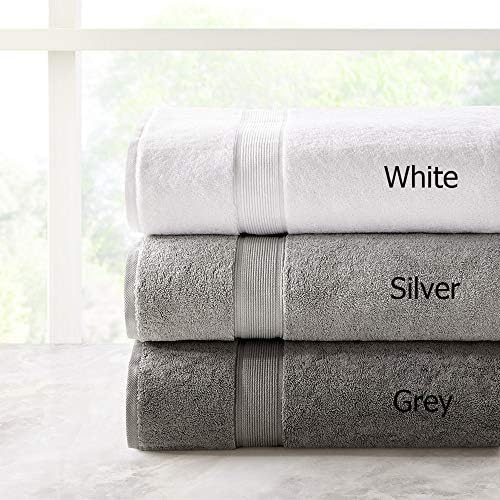 Madison Park 800GSM Bath Towel Set 2 Pack Grey 1
