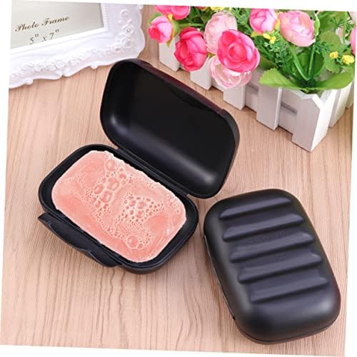 Garneck Compact Soap Holder Lock Leakproof Travel Size
