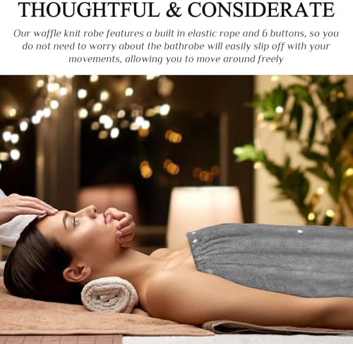 Tigeen 4 Pcs Spa Wrap Towel for Women