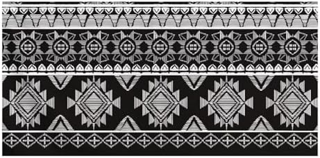 Glomenade Grey Aztec Beach Towel for Adults