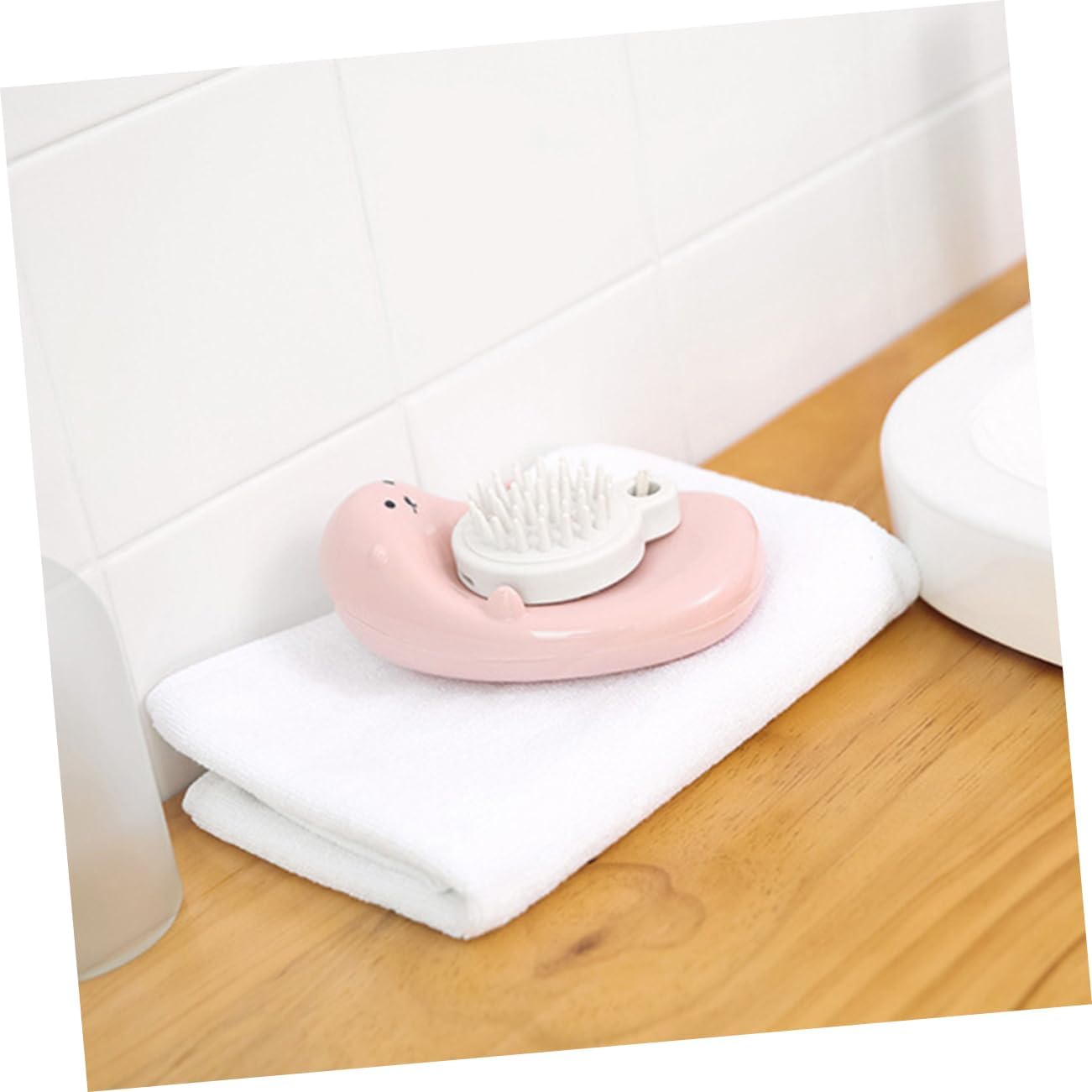 Cabilock Round Soap Dish Drainer Holder for Bathrooms