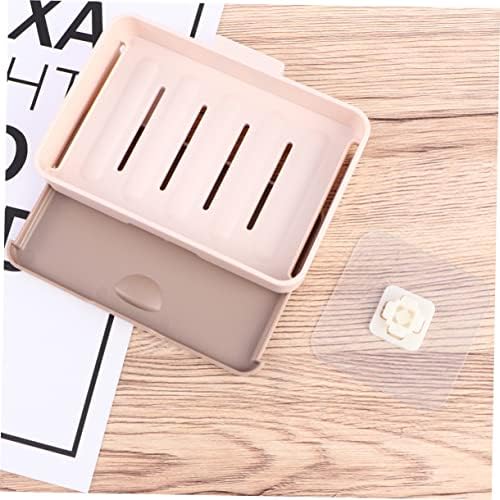 TOPBATHY Leakproof Drainable Soap Holder for Bathroom Kitchen Counter