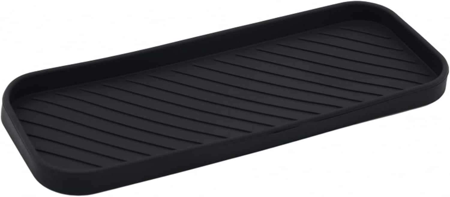 LIUGOU Silicone Organizer Tray for Kitchen and Bathroom
