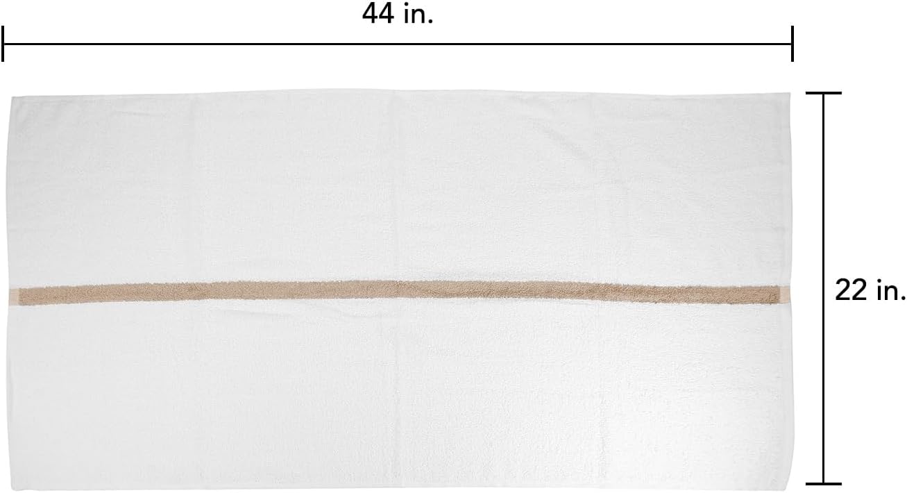 Arkwright White Bath Towel - 22 x 44 in - Pack of 6