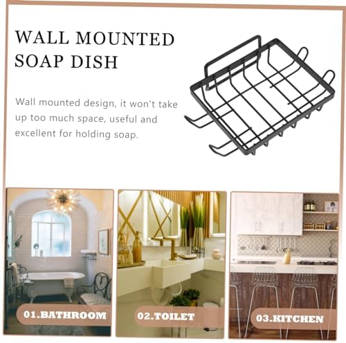 PRETYZOOM Wall Mounted Soap Holder Suction